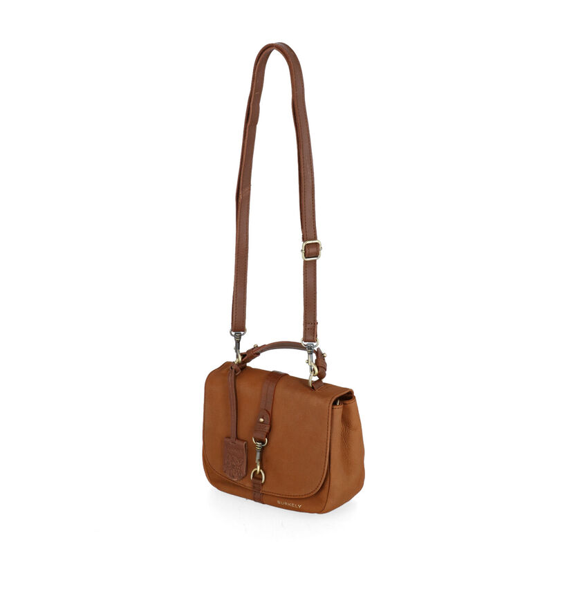 Burkely Soul Sam Cognac Crossbody Tas in nubuck (298856)