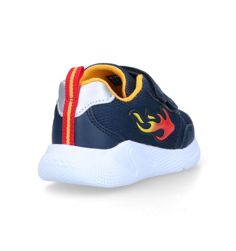 Geox Sprintye Blauwe Sneakers voor jongens (321551) - geschikt voor steunzolen