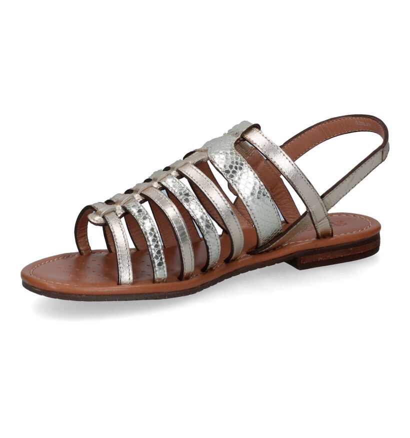 Geox Sozy Gouden Sandalen voor dames (303531)