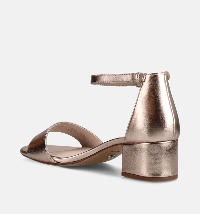Tamaris Sandales &agrave; talons en Or rose pour femmes (371683)