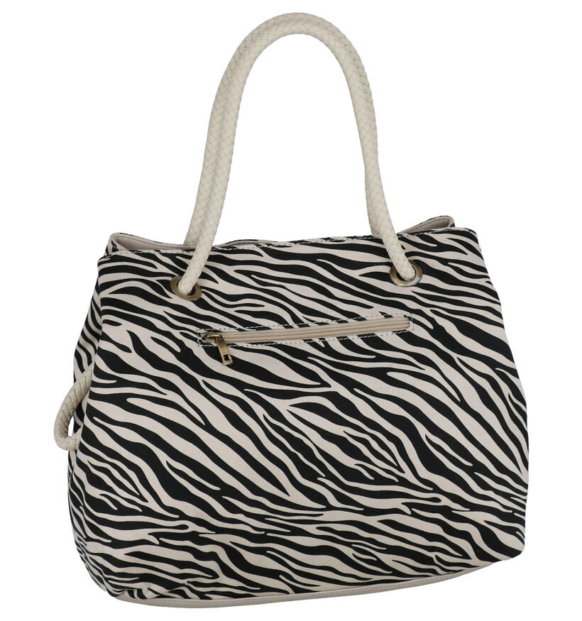 Bulaggi Zebra Vegan Witte Handtas in stof (291299)