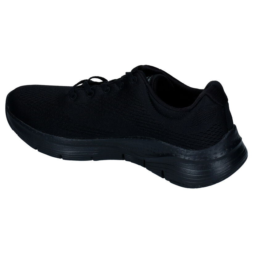 Skechers Arch Fit Big Appeal Zwarte Sneakers voor dames (310636) - geschikt voor steunzolen
