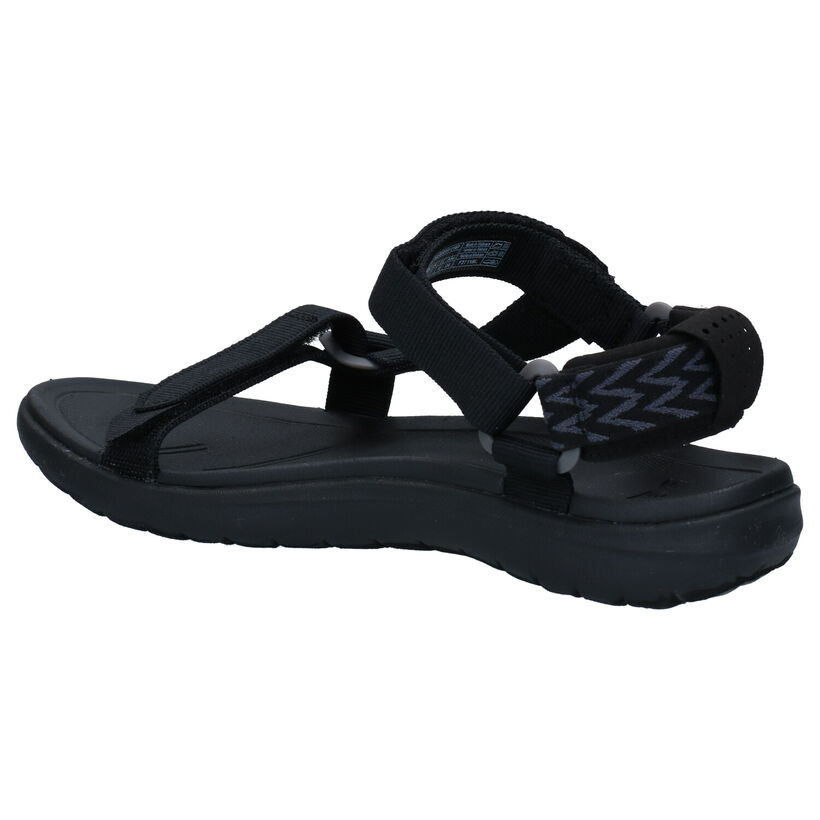 Teva Sanborn Zwarte Sandalen in stof (289231)