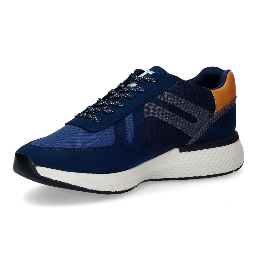 La Strada Baskets basses en Bleu pour hommes (306443) - pour semelles orthopédiques