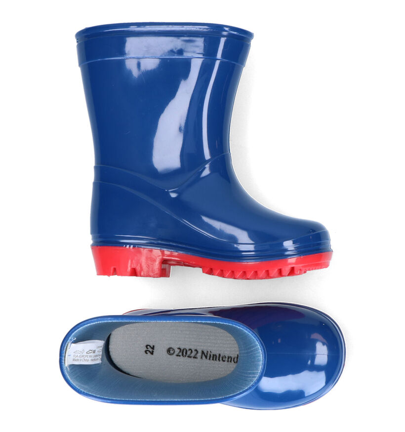 Super Mario Bottes de pluie en Bleu en synthétique (313818)