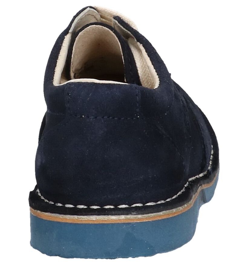 Milo & Mila Chaussures basses en Bleu foncé en nubuck (217934)