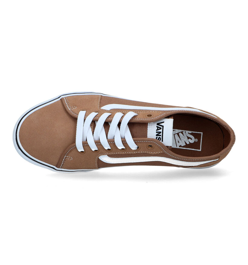 Vans Filmore Decon Baskets en camel en textile (321115)