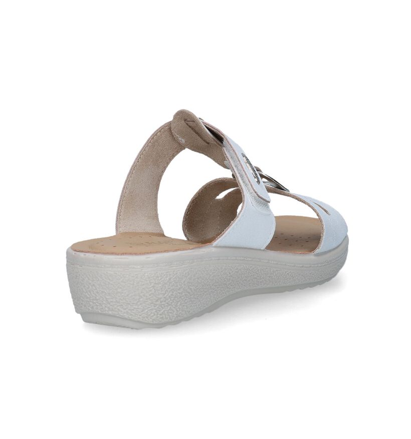 Fly Flot Witte Slippers voor dames (334566)