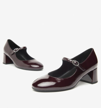 NeroGiardini Pumps Zwart/Bordeaux