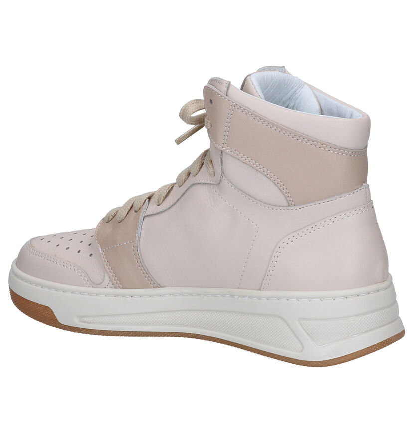 Scapa Beige Boots in leer (297902)