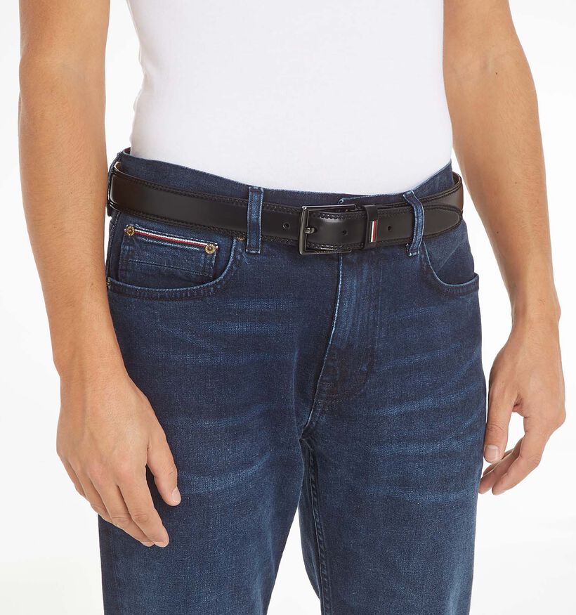 Tommy Hilfiger Business 3.5 Ceinture en Noir pour hommes (329119)