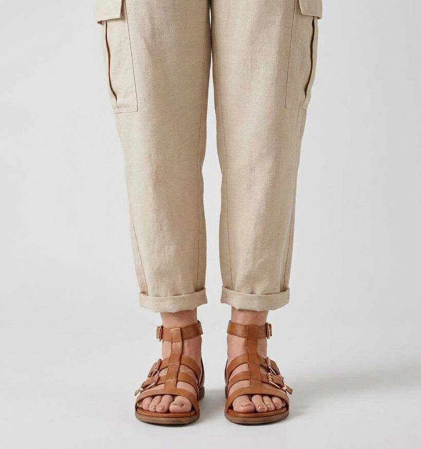 Tamaris Cognac Sandalen met Gesloten Hiel voor dames (373612)