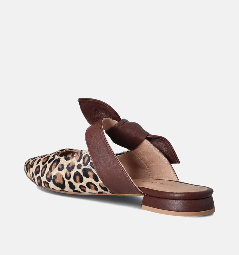Laurent David Bruine Slippers voor dames (357822)