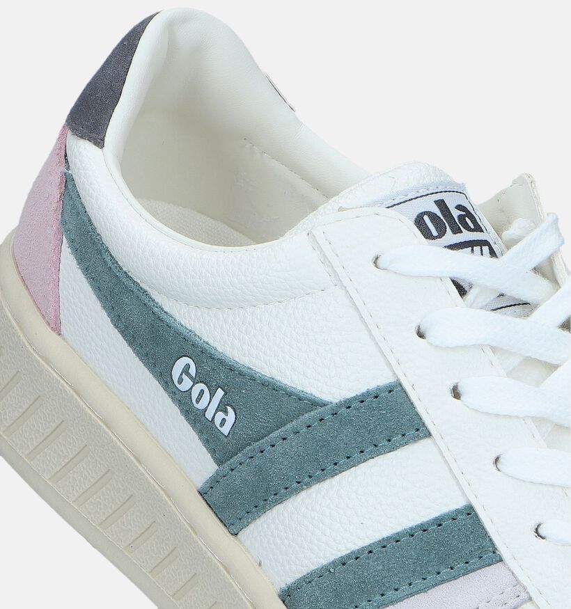 Gola Grandslam Trident Witte Sneakers voor dames (336363) - geschikt voor steunzolen