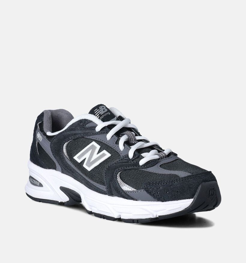 New Balance 530 Baskets en Noir pour femmes (359068) - pour semelles orthopédiques