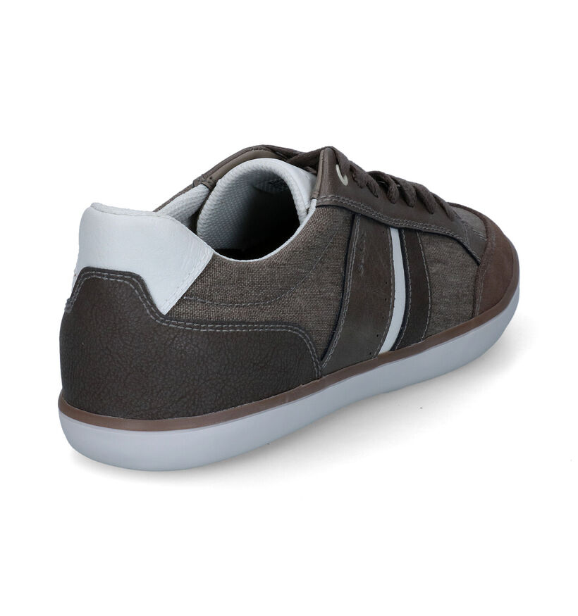 Geox Elver Chaussures à lacets en Taupe pour hommes (303534) - pour semelles orthopédiques