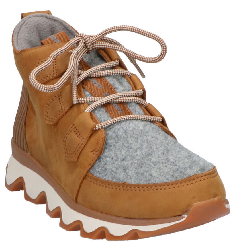 Sorel Kinetic Caribou Wandelschoenen Cognac in nubuck (255381)