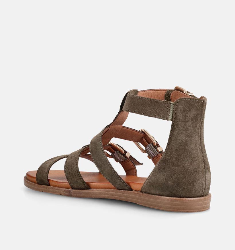 Tamaris Sandales plates en Vert pour femmes (373613)