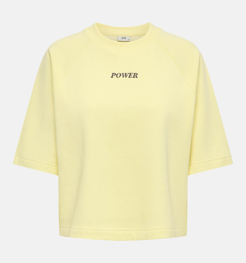 JDY Olivia 2/4 Power Gele T-shirt voor dames (380323)