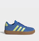 adidas VL Court 3.0 Blauwe/Groene Sneakers voor jongens (372617) - geschikt voor steunzolen
