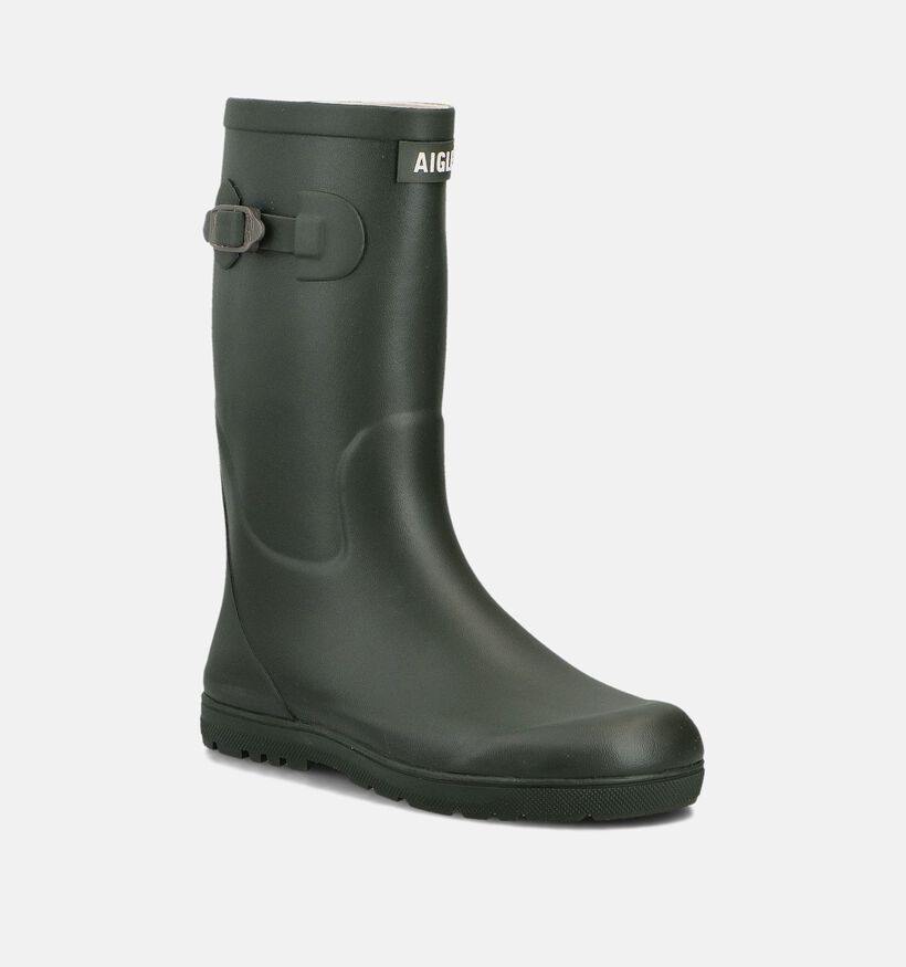 Aigle Woody Pop 2 Bottes de pluie en Vert pour filles, garçons (363076)