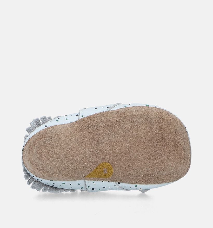 Bobux Freckles Chaussons pour bébé en Blanc pour filles (330616)