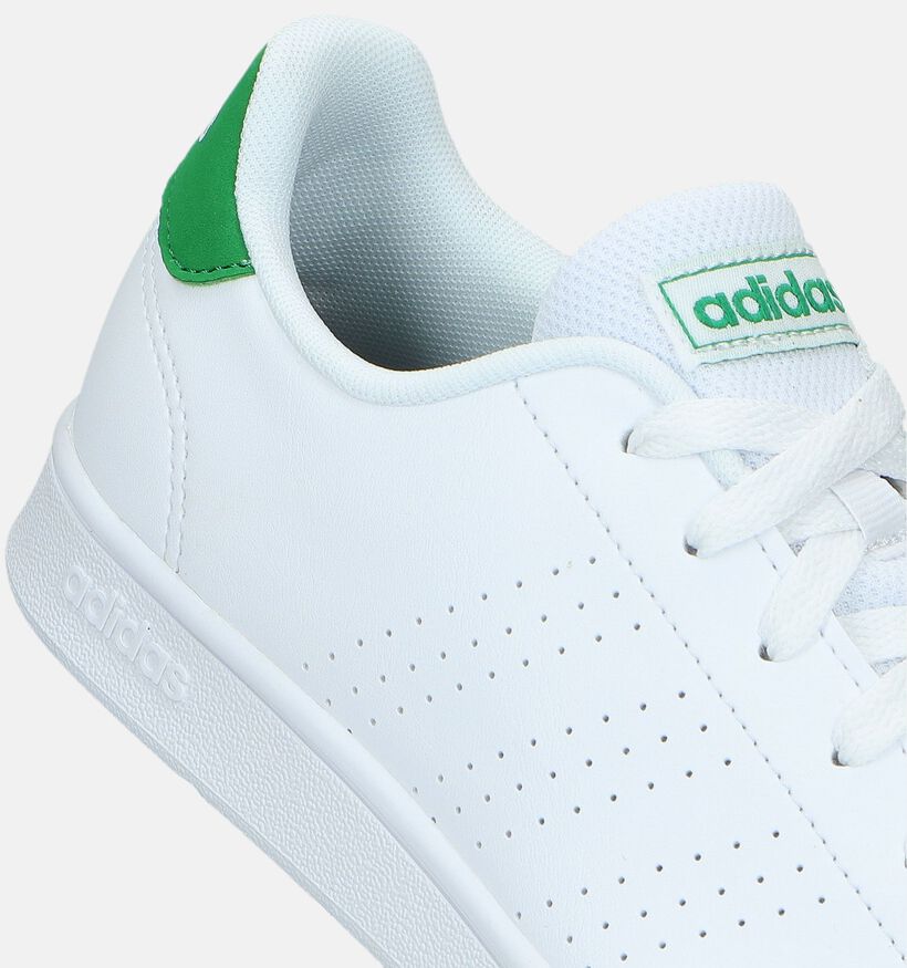 adidas Adventage K Witte Sneakers voor jongens, meisjes (334812)