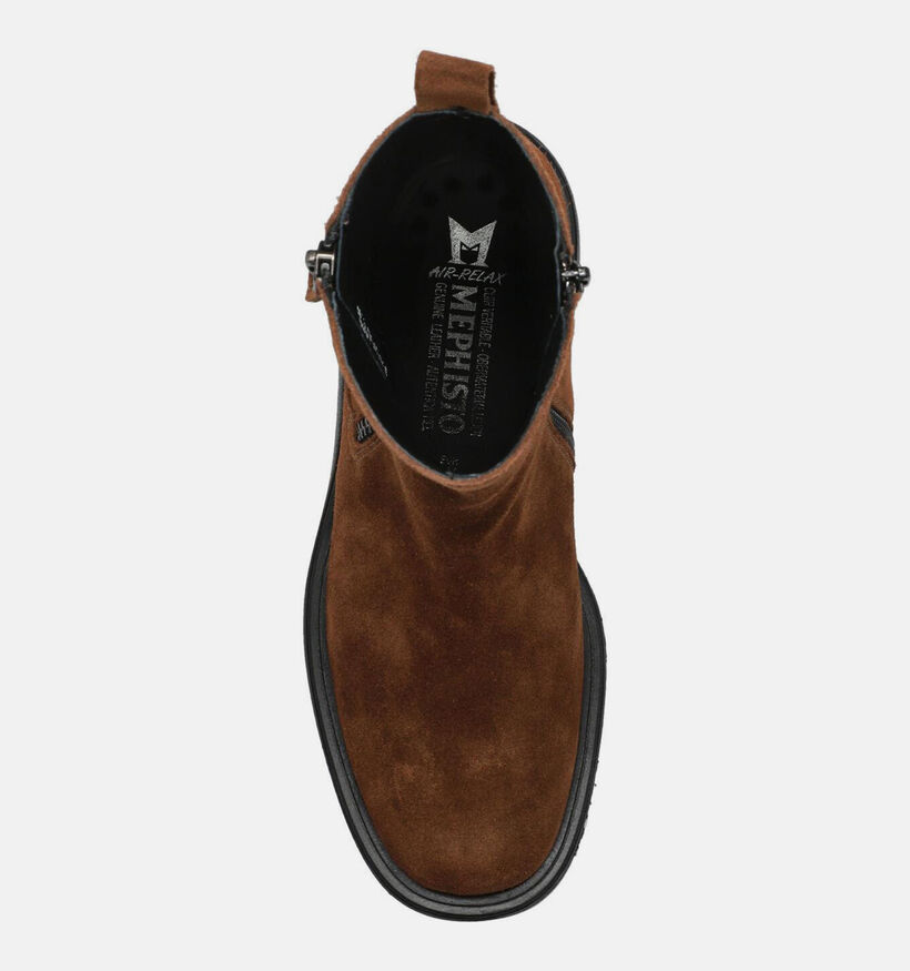 Mephisto Pryska Bruine Boots voor dames (379091) - geschikt voor steunzolen