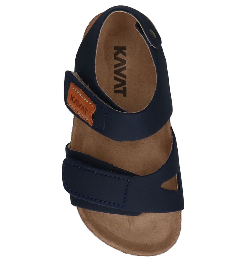 Cognac Sandalen Kavat Bomhus in leer (247827)