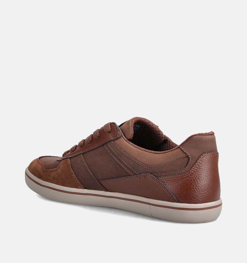 Geox Chaussures plates en Marron pour hommes (360100) - pour semelles orthopédiques