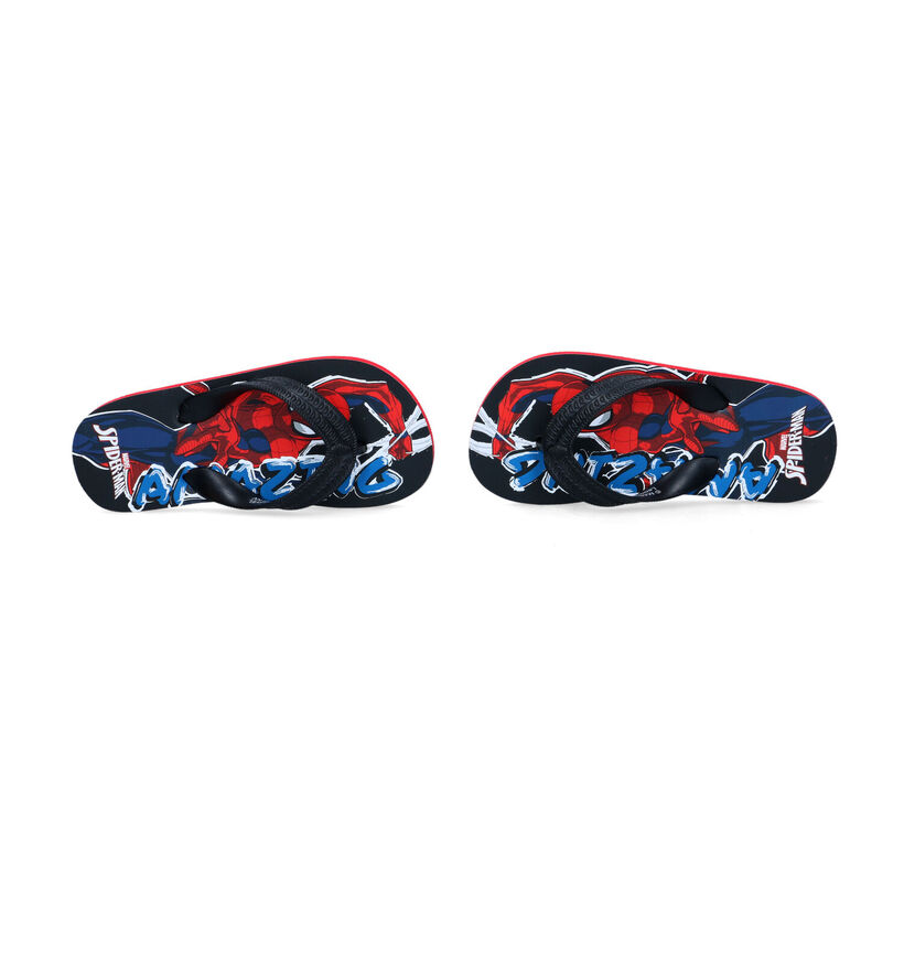 Spiderman Zwarte Teenslippers voor jongens (322537)