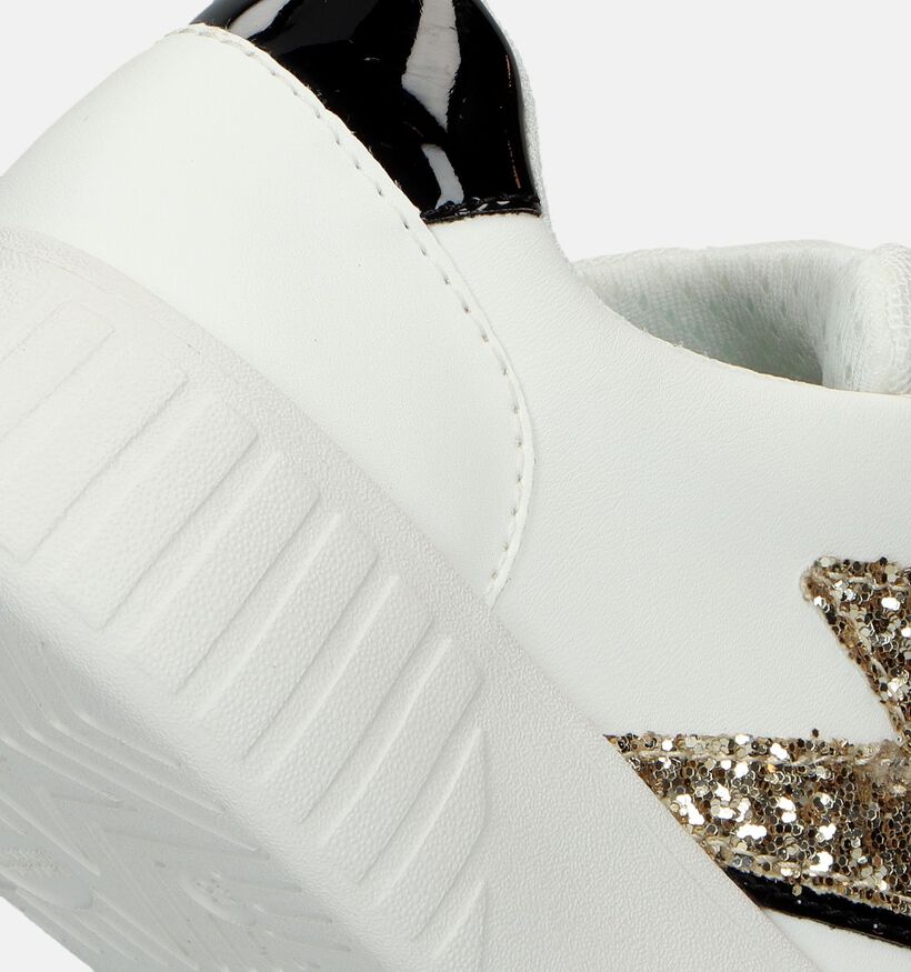 Geox Mikiroshi Witte Sneakers voor meisjes (335789) - geschikt voor steunzolen