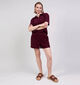 JDY Terry Pocket Bordeaux Short voor dames (374854)