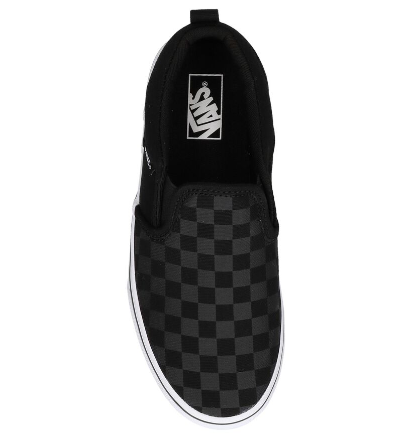 Vans Asher Zwarte Slip-on Sneakers in stof (303045)