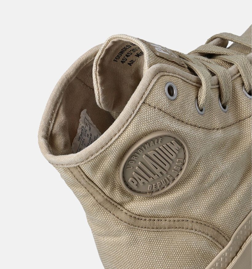 Palladium Pampa HI Taupe Sneakers voor dames (353325)
