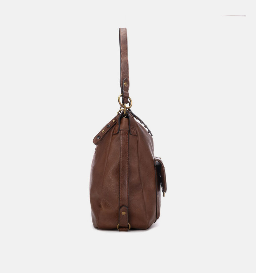 Refresh Sac &agrave; bandouli&egrave;re en Cognac pour femmes (380287)