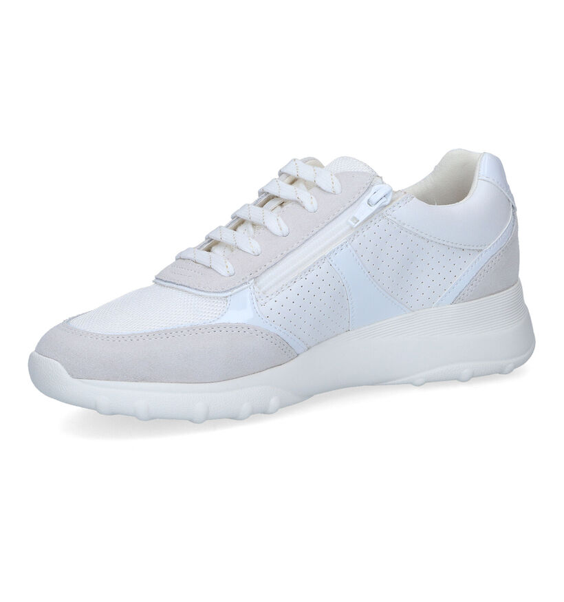 Geox Alleniee Witte Sneakers voor dames (311574) - geschikt voor steunzolen