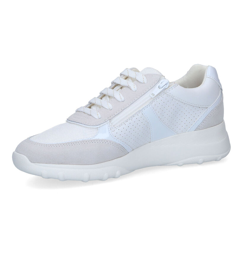 Geox Alleniee Baskets en Blanc pour femmes (311574) - pour semelles orthopédiques