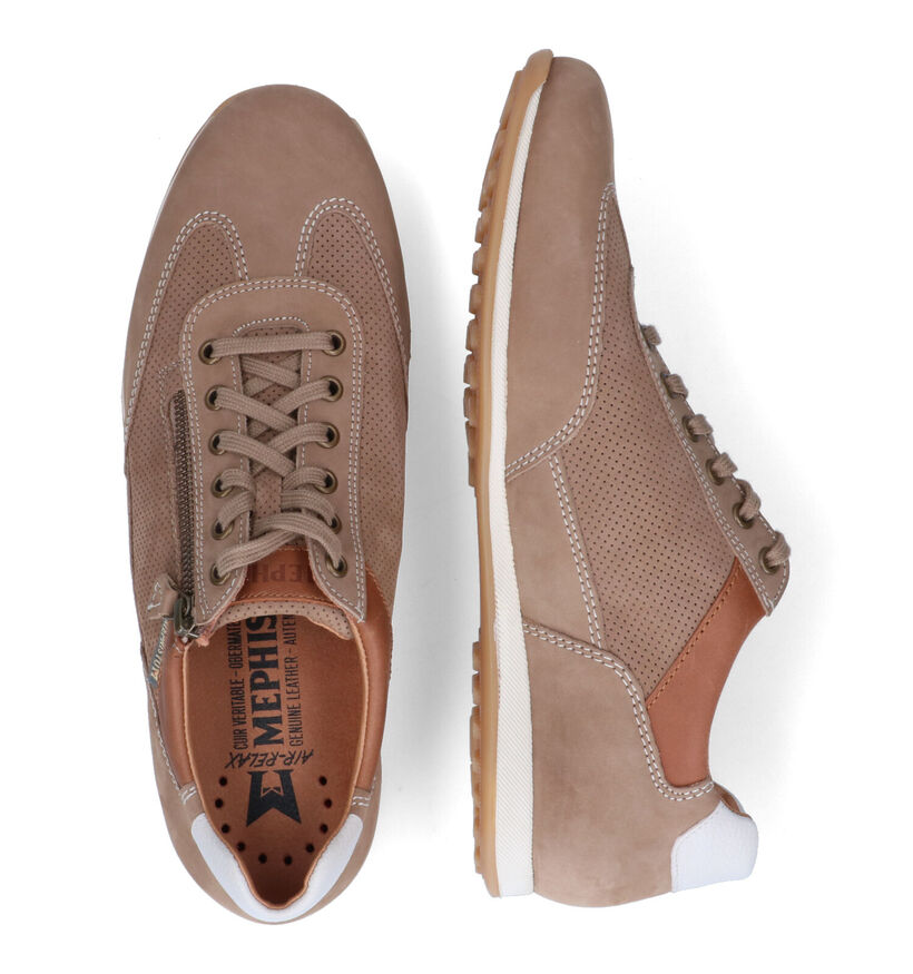 Mephisto Leon Nomad Chaussures à lacets en Bleu pour hommes (355169) - pour semelles orthopédiques