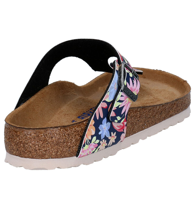 Birkenstock Gizeh Birko-Flor Tongs en Écru pour femmes (339532)