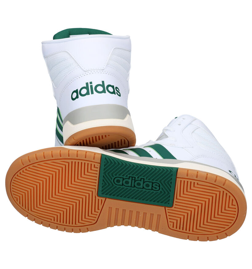 adidas Entrap Mid Baskets en Blanc en simili cuir (276425)