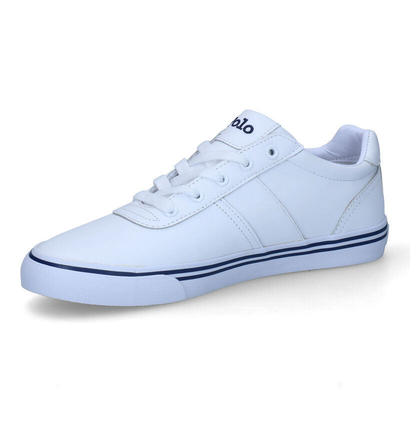 Polo Ralph Lauren Hanford Zwarte Veterschoenen in leer (313109)