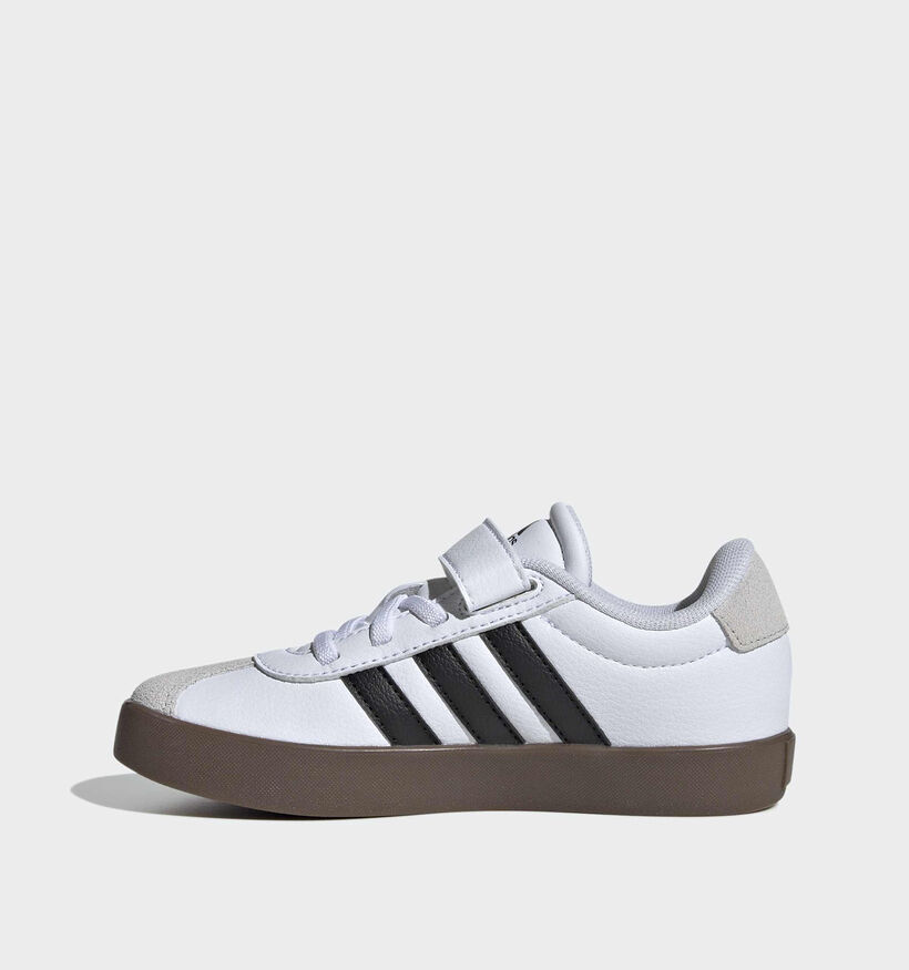 adidas VL Court 3.0 Baskets basses en Blanc pour gar&ccedil;ons (372739)