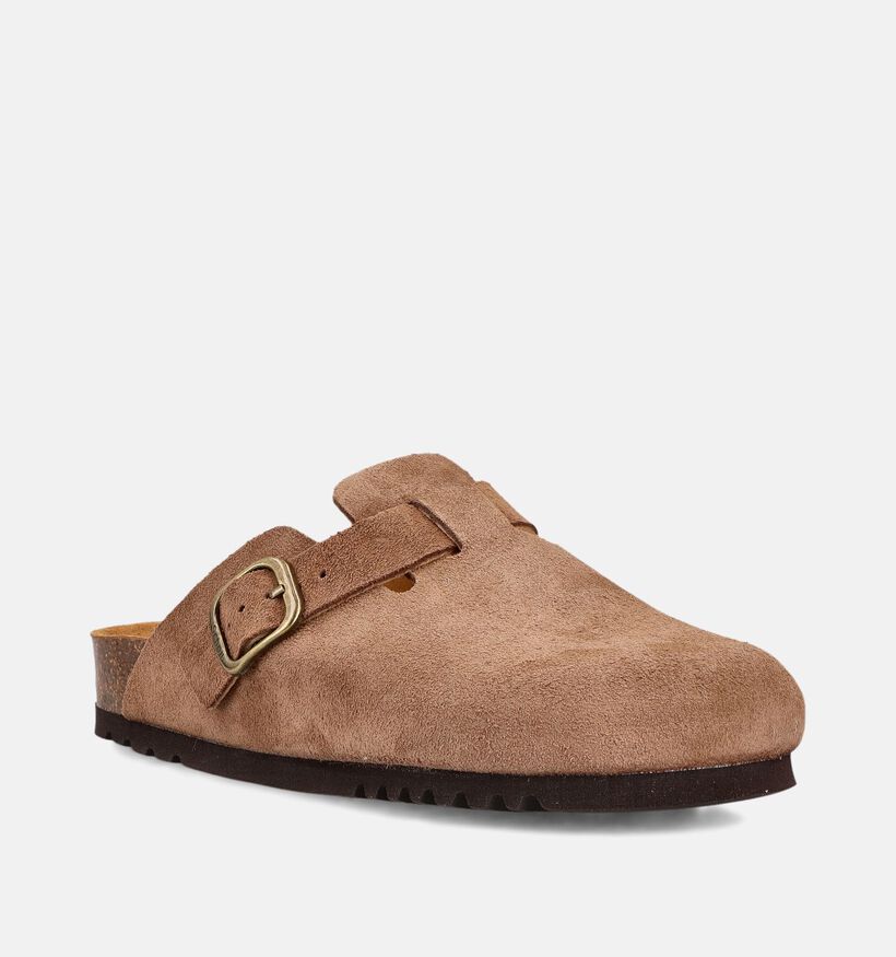 Scholl Fae Taupe Slippers voor dames (381007)