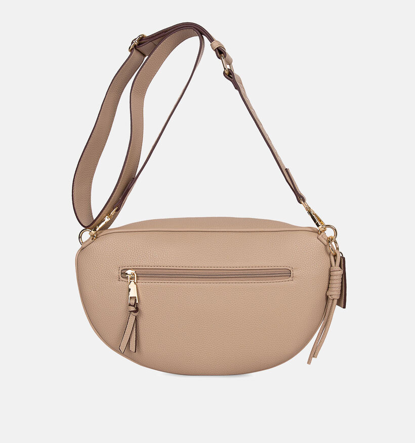 Laurent David Taupe Crossbodytas voor dames (374027)