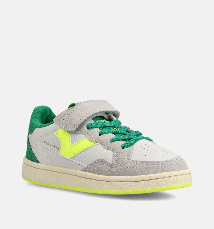 Victoria Smash Kid Baskets en Blanc/Colorblock pour filles, gar&ccedil;ons (371203)