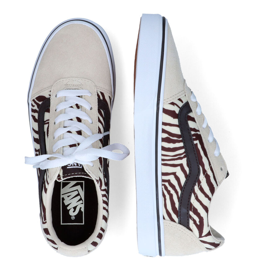 Vans Ward Baskets de skate en Noir pour femmes (327994)