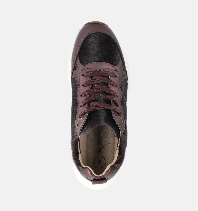 Xsensible Chain Bordeaux Sneakers voor dames (379012) - geschikt voor steunzolen