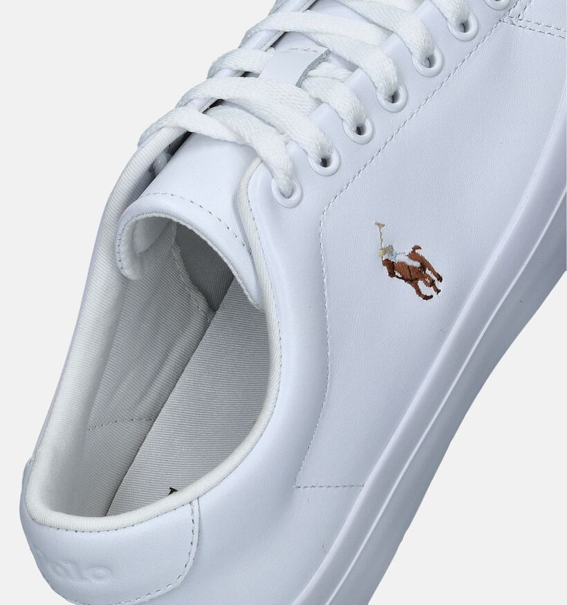 Polo Ralph Lauren Longwood Witte Sneakers voor dames (355450) - geschikt voor steunzolen
