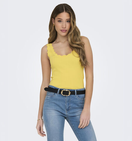 JDY Topjes Zwart/Wit/Geel/Roze